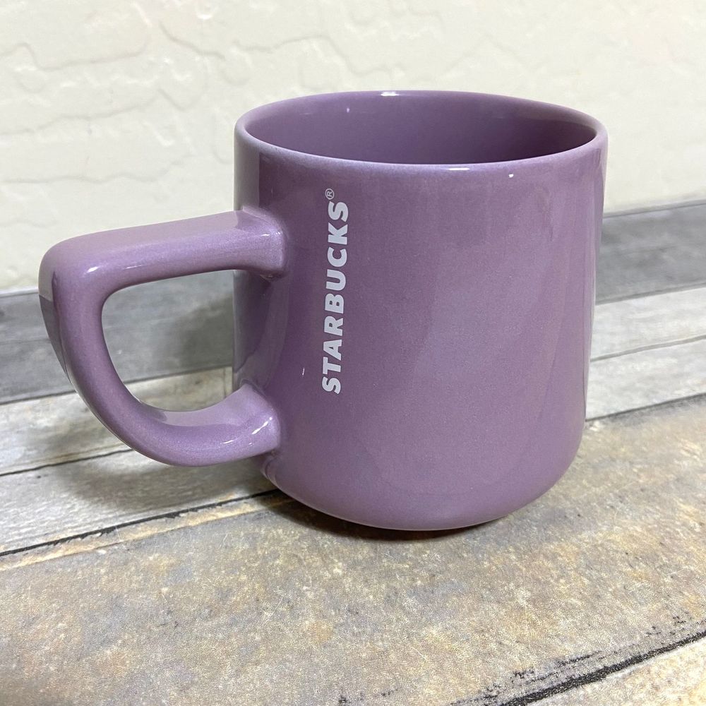 Starbucks Purple with Red Hearts 12oz Mug - Picture 2 of 10
